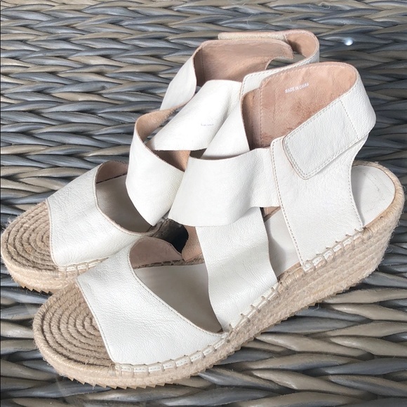 (Sold) Eileen Fisher Willow Espadrille Wedge Sanda - Picture 4 of 8